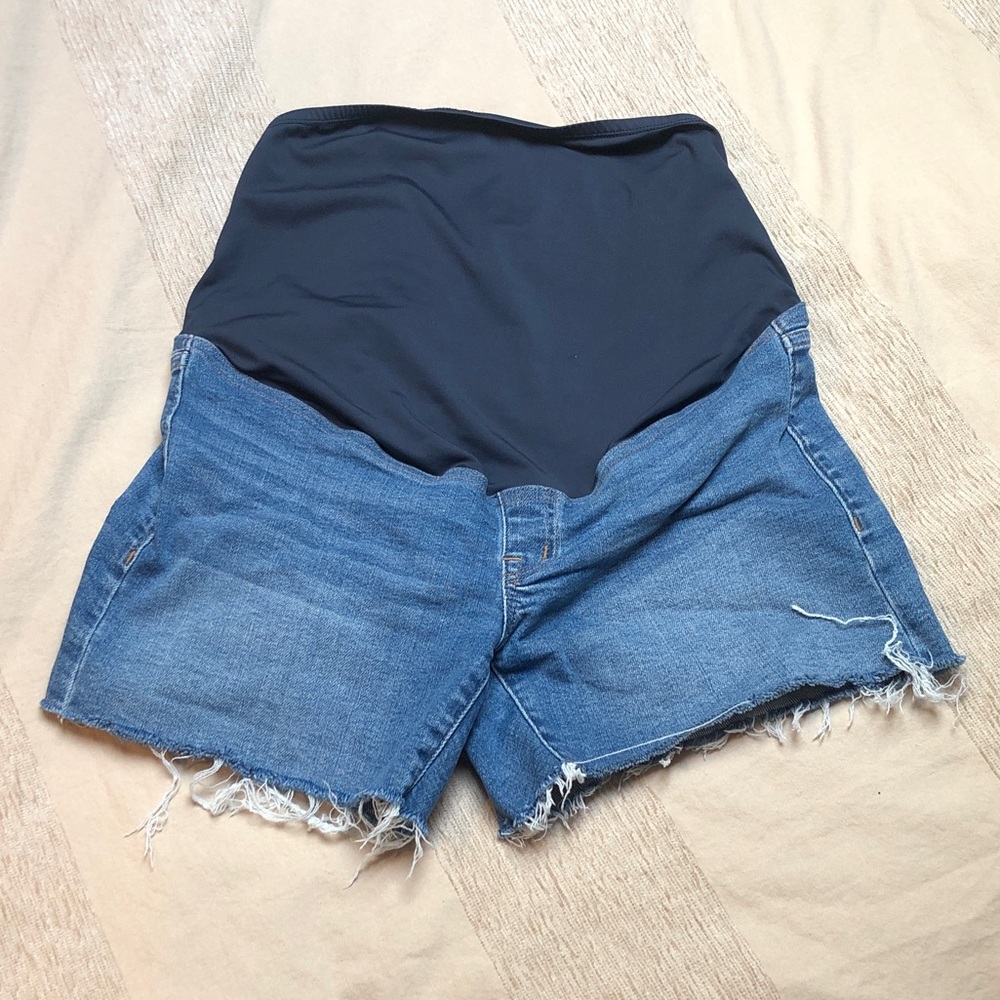MADEWELL | maternity high-rise shorts | 24